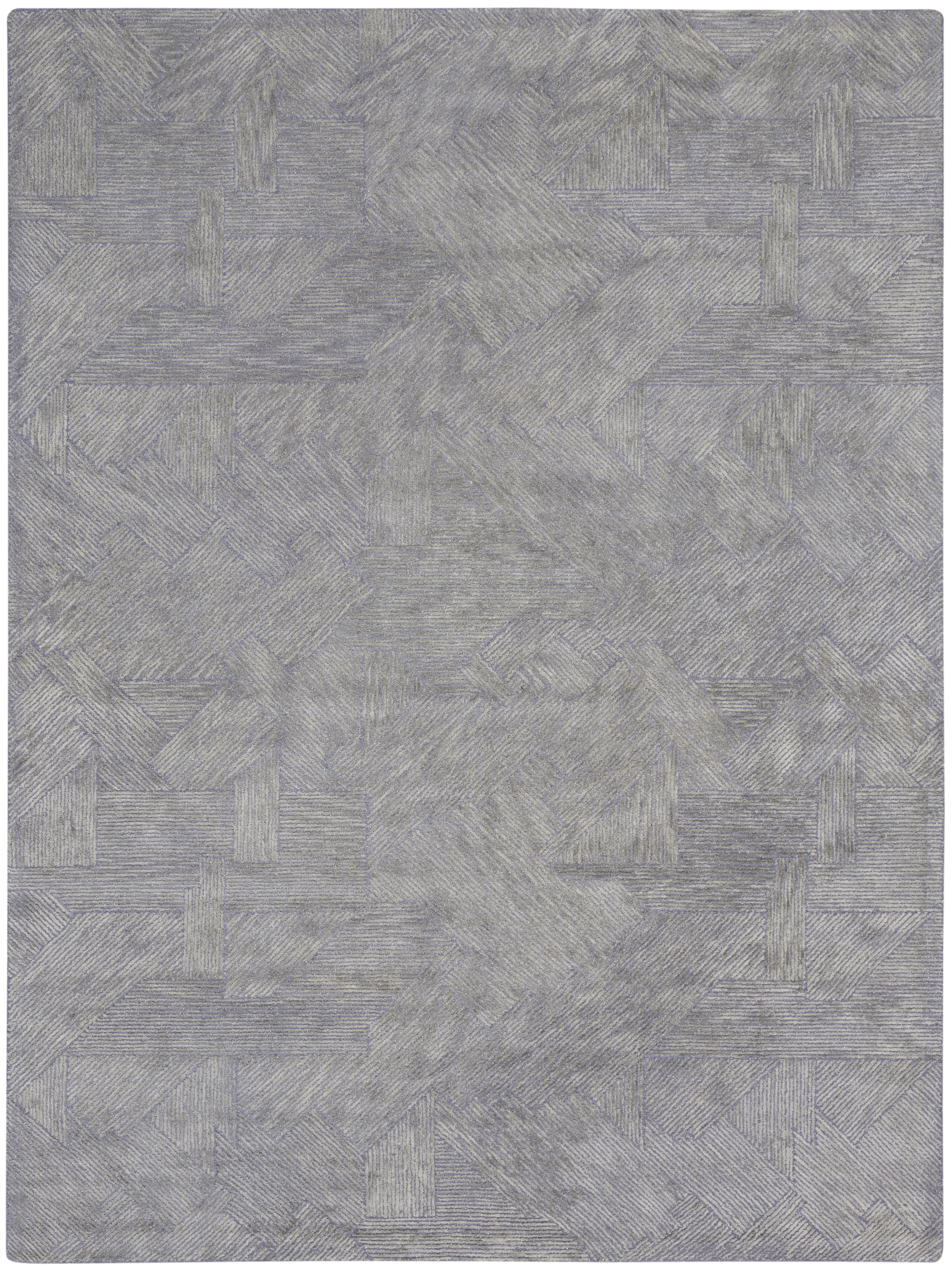 Michael Amini Ma30 Star 7'9" x 9'9" Slate Modern Indoor Rug