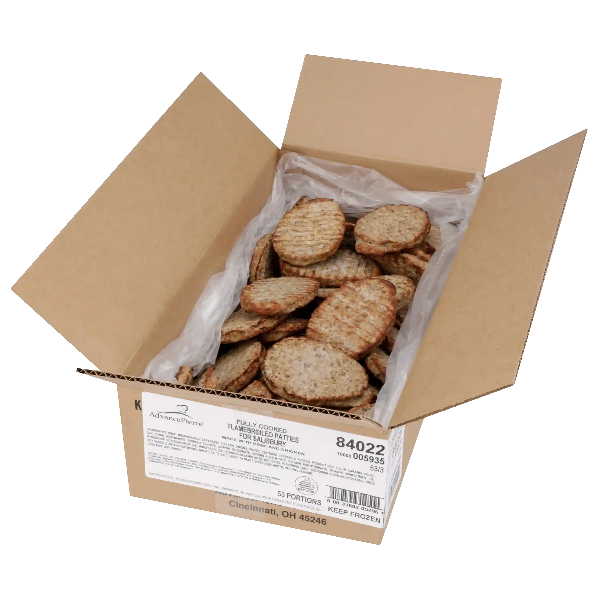 AdvancePierre™ Charbroil Pattie for Salisbury, 3 oz_image_4
