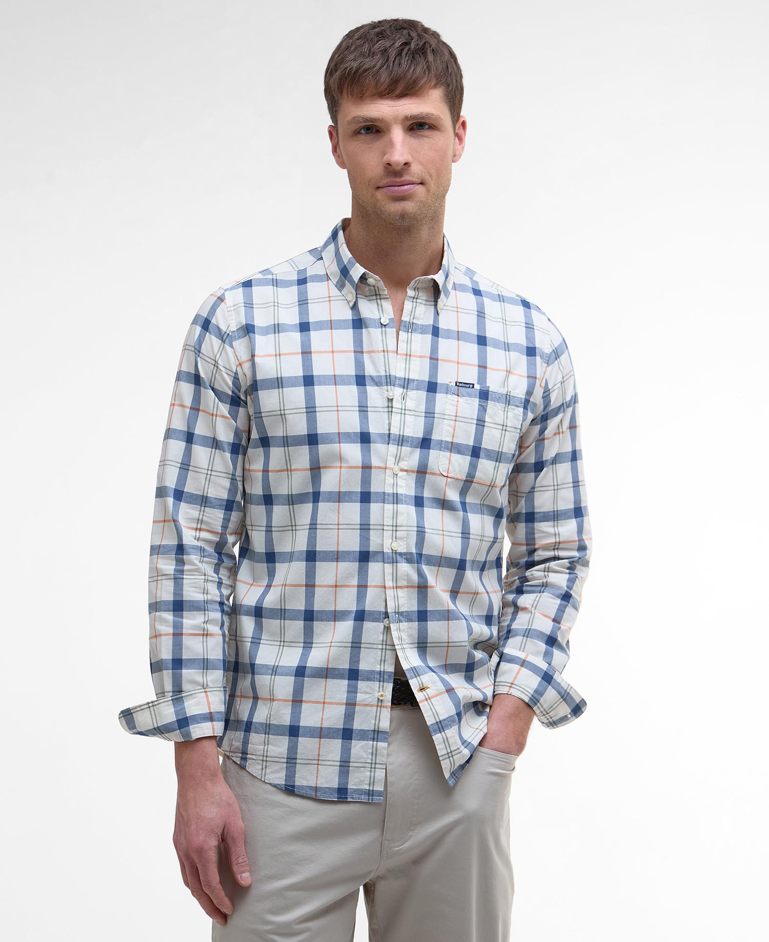 Camicia Rawley a maniche lunghe leggermente aderente image number 0