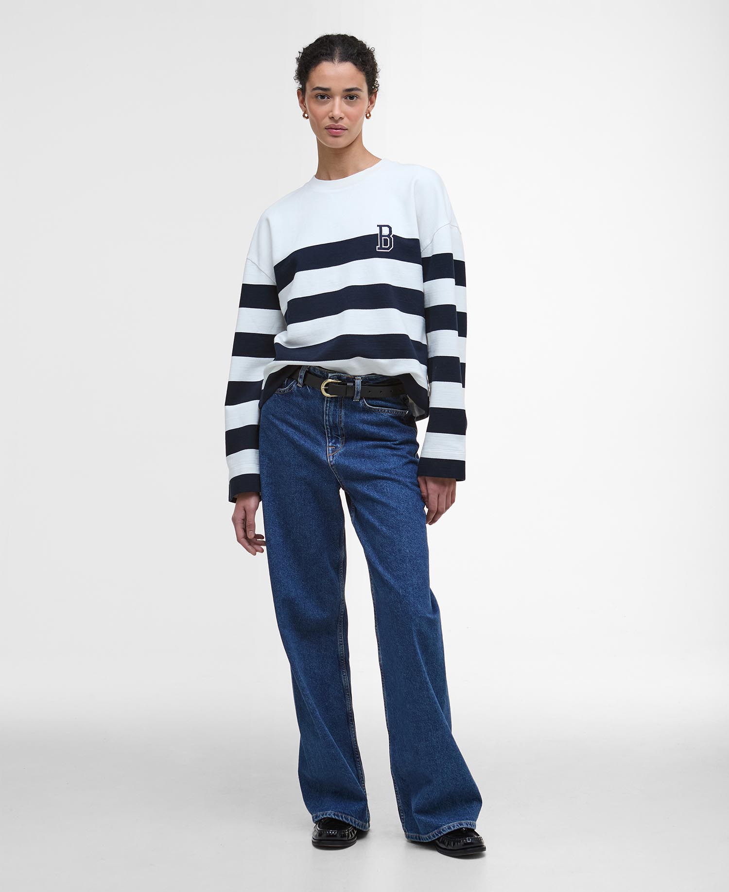 Faye Striped Sweatshirt image number 1