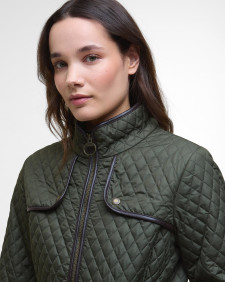 Dahlia Quilted Jacket Olive