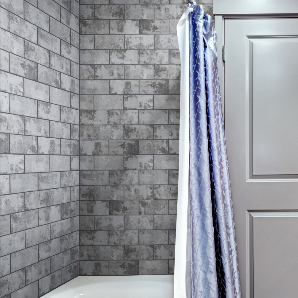 Biarritz Grey 3 in. x 6 in. Ceramic Wall Tile