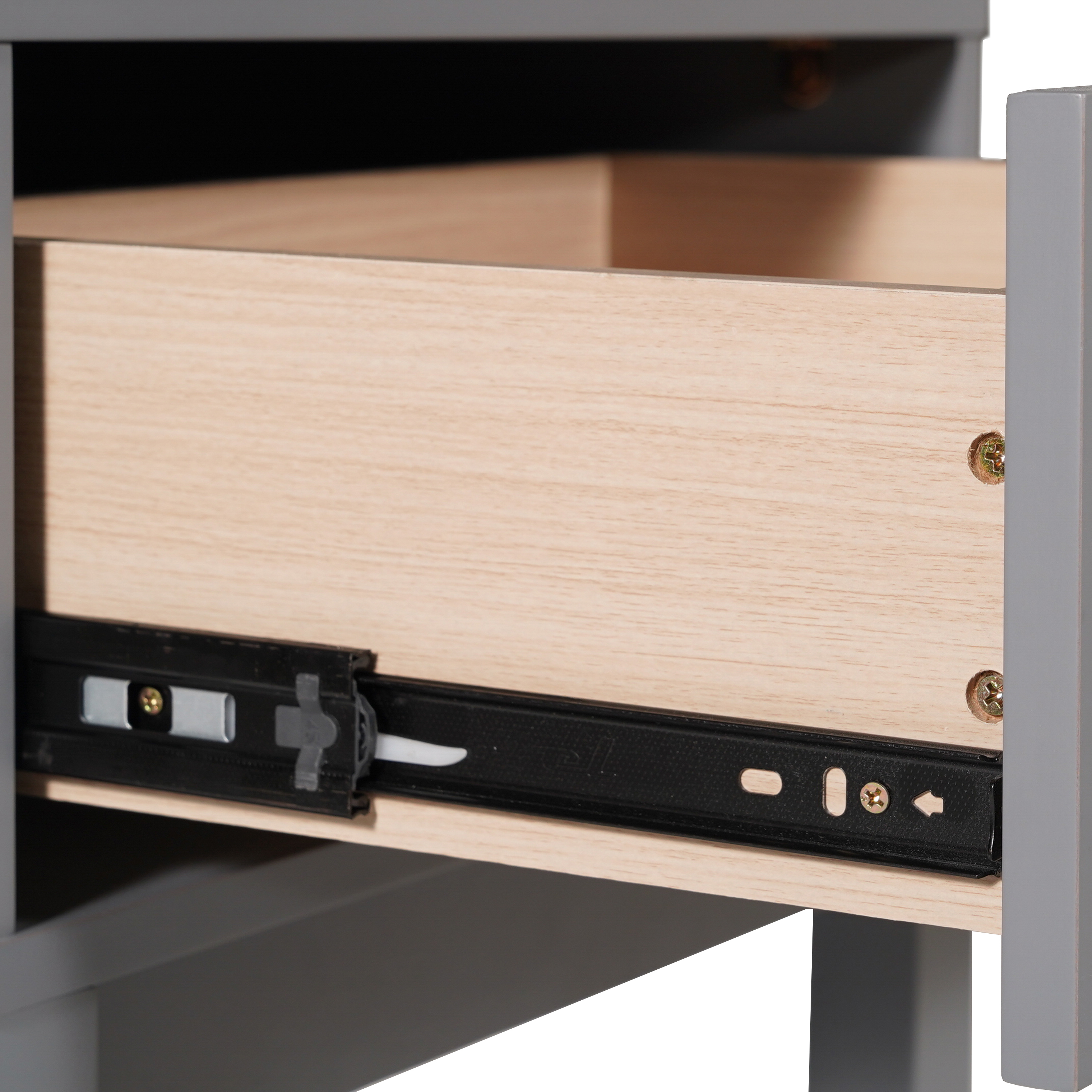 Dallas Wooden 3-Drawer Dresser for Bedroom, Chest of Drawers for Kids in Gray - Picture 11 of 23