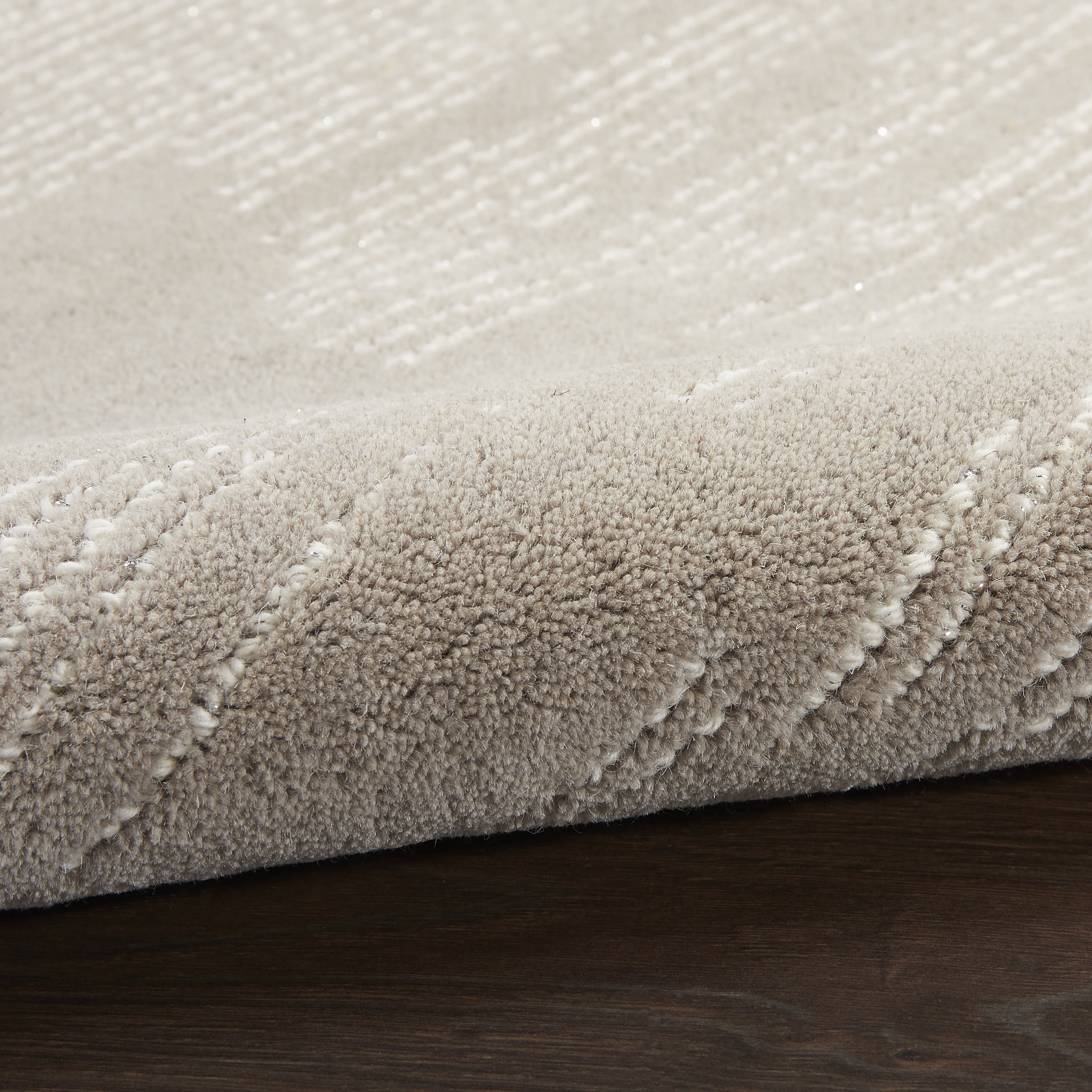Michael Amini Ma30 Star 4' x 6' Taupe/Ivory Modern Indoor Rug