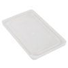 Fourth-size Super Pan V® flexible steam table pan lid in white