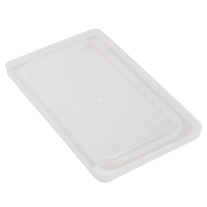Fourth-size Super Pan V® flexible steam table pan lid in white