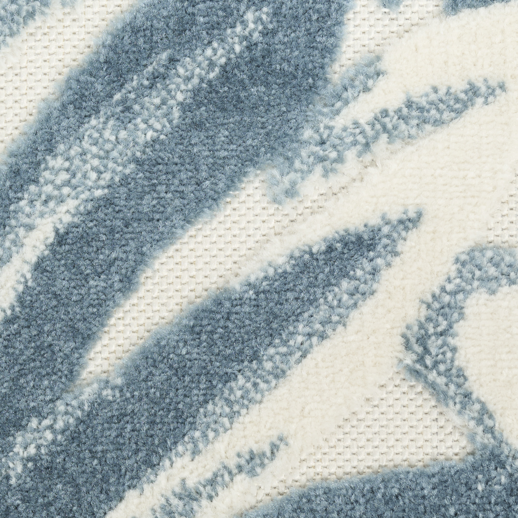 Nourison Aloha 7'10" x 10'6" Ivory Blue Modern Rug