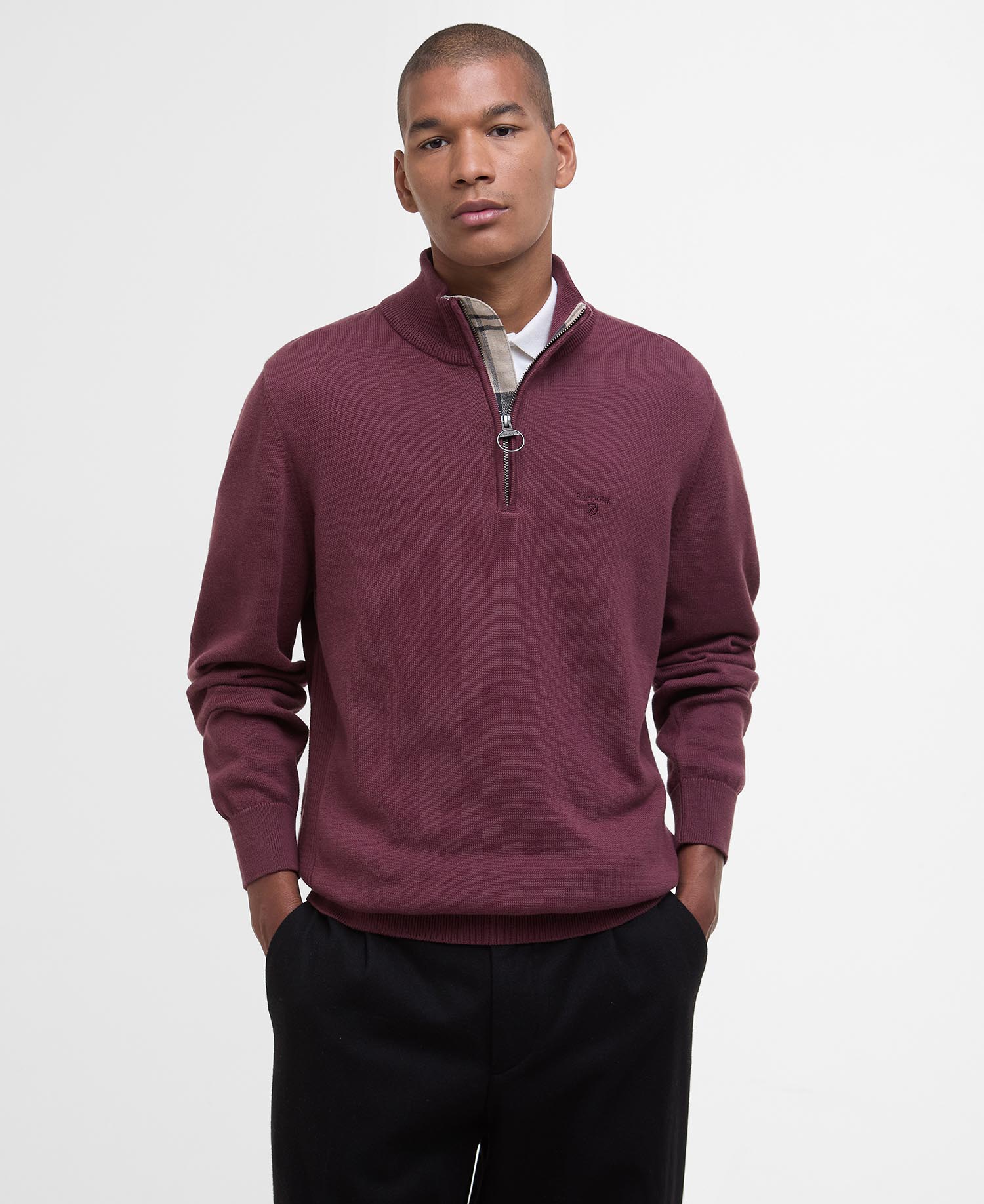 Cotton Half-Zip Jumper image number 0
