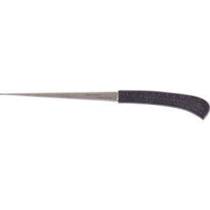 Letter Opener with Stainless Steel Serrated Blade and Plastic Handle, Black, 8 in