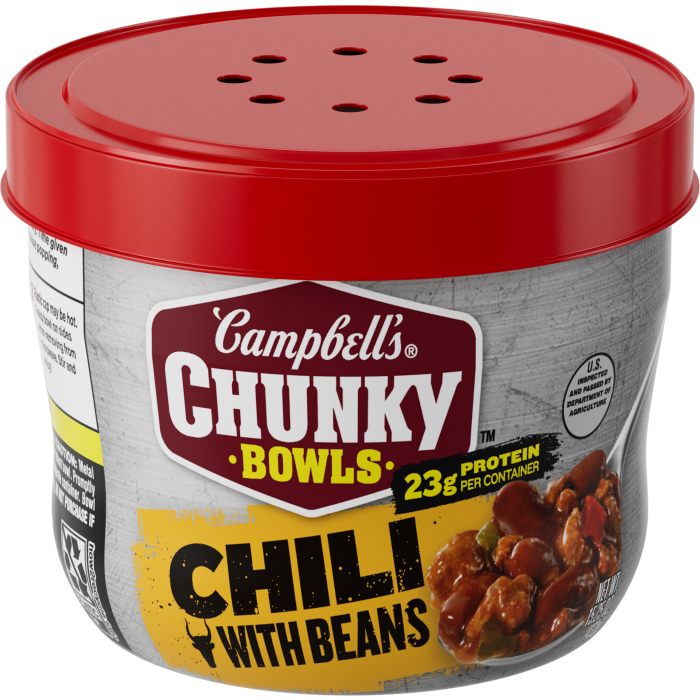 Chili with Beans Microwaveable Bowl