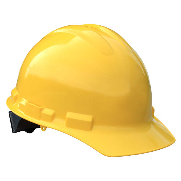 Granite™ Cap Style 4 Point Pin Lock Hard Hat, Yellow