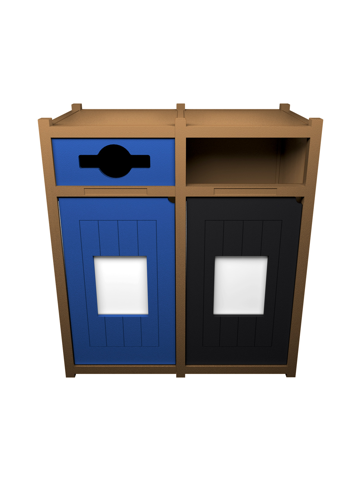 VISION – Double – Unit – Mixed-Full – Cedar-Blue-Black