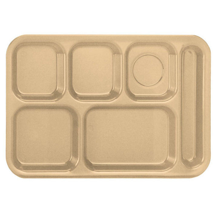 Traex® Right Handed School Tray with 6 Compartments in Tan