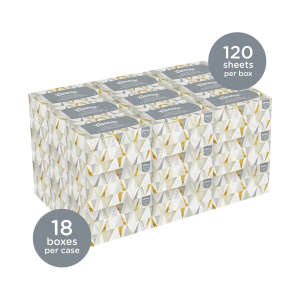 KIM01701, Kimberly Clark, Kleenex, 1 ply, 9.00"x10.50", Paper, General Purpose Wipers, White