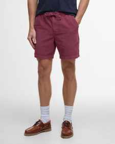 Washed Cord Relaxed Shorts Washed Raspberry