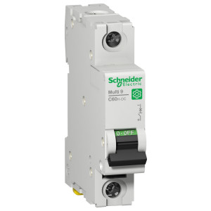 SQUARE D (SCHNEIDER ELECTRIC)-M9U21103-MULTI 9 C60H-DC MINIATURE CIRCUIT BREAKER, DC CIRCUITS, 1-POLE, 3A, C-CURVE, 250 VDC, 10 KA