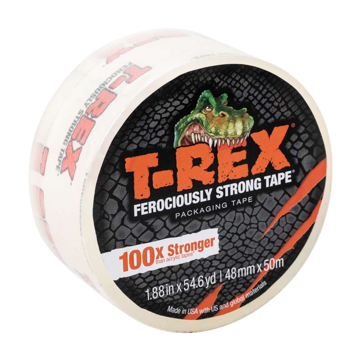 T-Rex® Packing Tape - Clear, 1.88 in. x 54.6 yd.