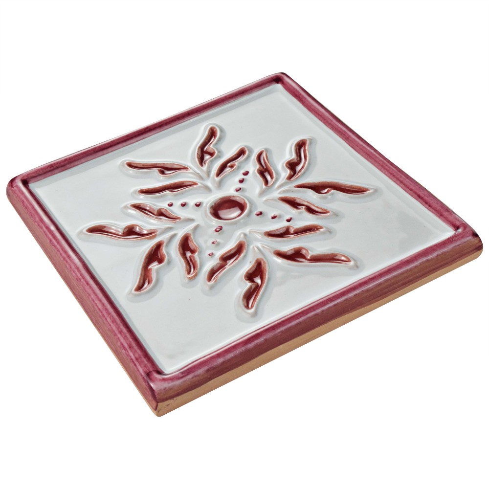 Novecento Taco Evoli Burdeos 5-1/8 in. x 5-1/8 in. Ceramic Wall Tile