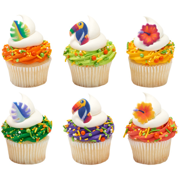 Tropical Vibes Assortment Dec-Ons® Decorations