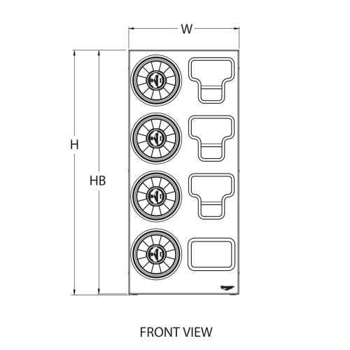 Engineering front view