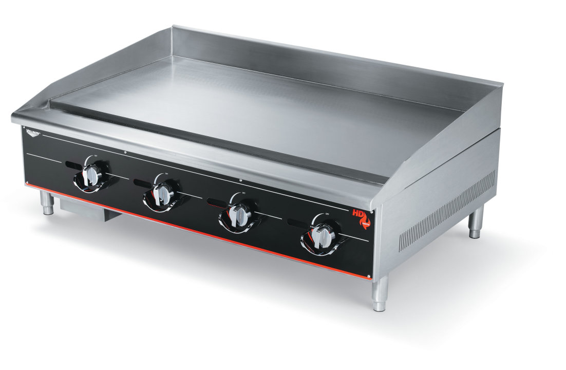48-inch Cayenne® heavy-duty flat-top gas griddle with manual controls
