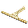 Unger, GoldenClip Complete Brass, 10", Brass, Rubber Squeegee