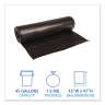 Boardwalk,  LLDPE Liner, 56 gal Capacity, 43 in Wide, 47 in High, 1.6 Mils Thick, Black