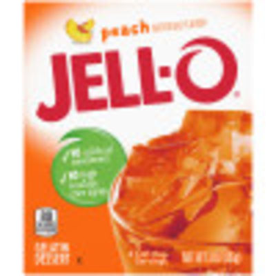 Jell-O Peach Gelatin Dessert, 3 oz Box