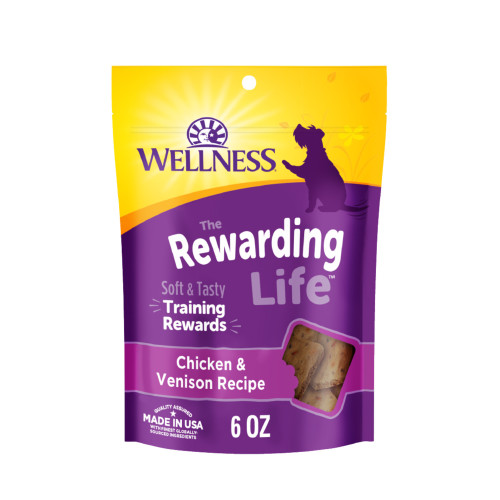 Wellness Rewarding Life Chicken & Venison Front packaging