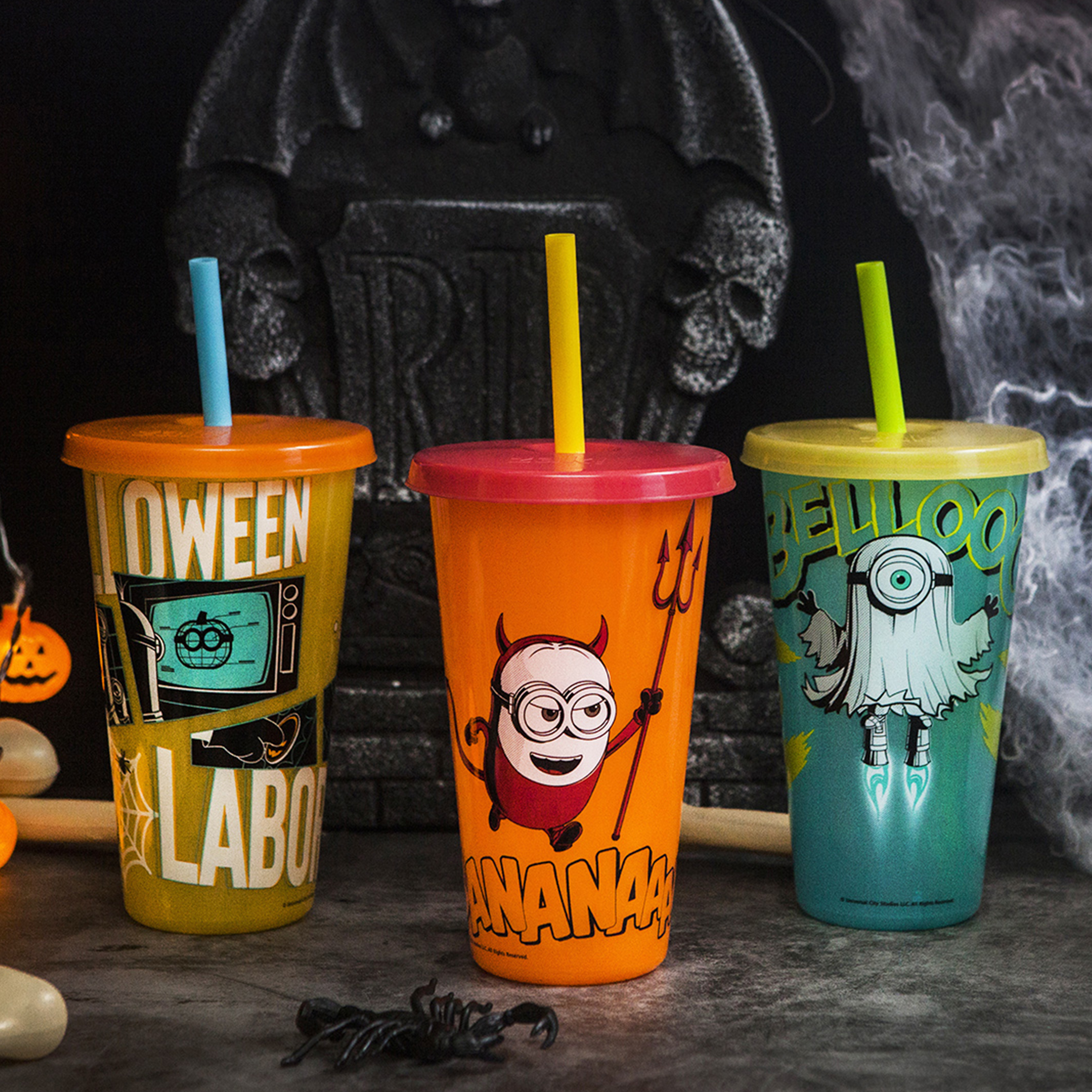 Minions 2 Movie 25 ounce Reusable Plastic Kids Tumbler, Minions, 4-piece set slideshow image 4 Minions 2 Movie 25 ounce Reusable Plastic Kids Tumbler, Minions, 4-piece set slideshow image 4