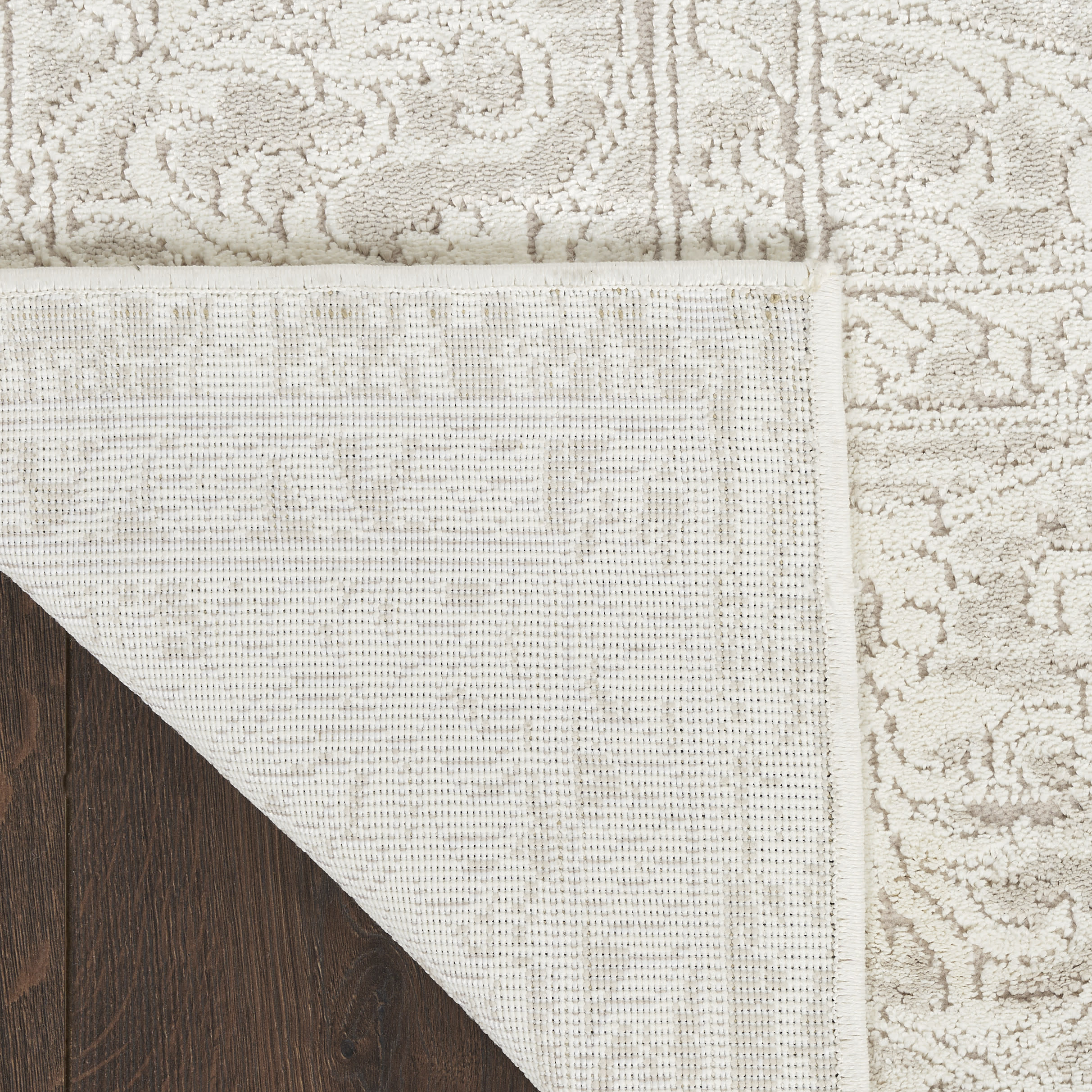 Nourison Eco Cycle 2'2" x 7'6 Ivory Beige Vintage Indoor Rug
