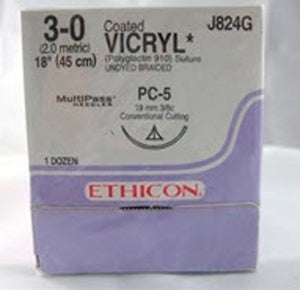 Coated Vicryl™ Suture with Needle