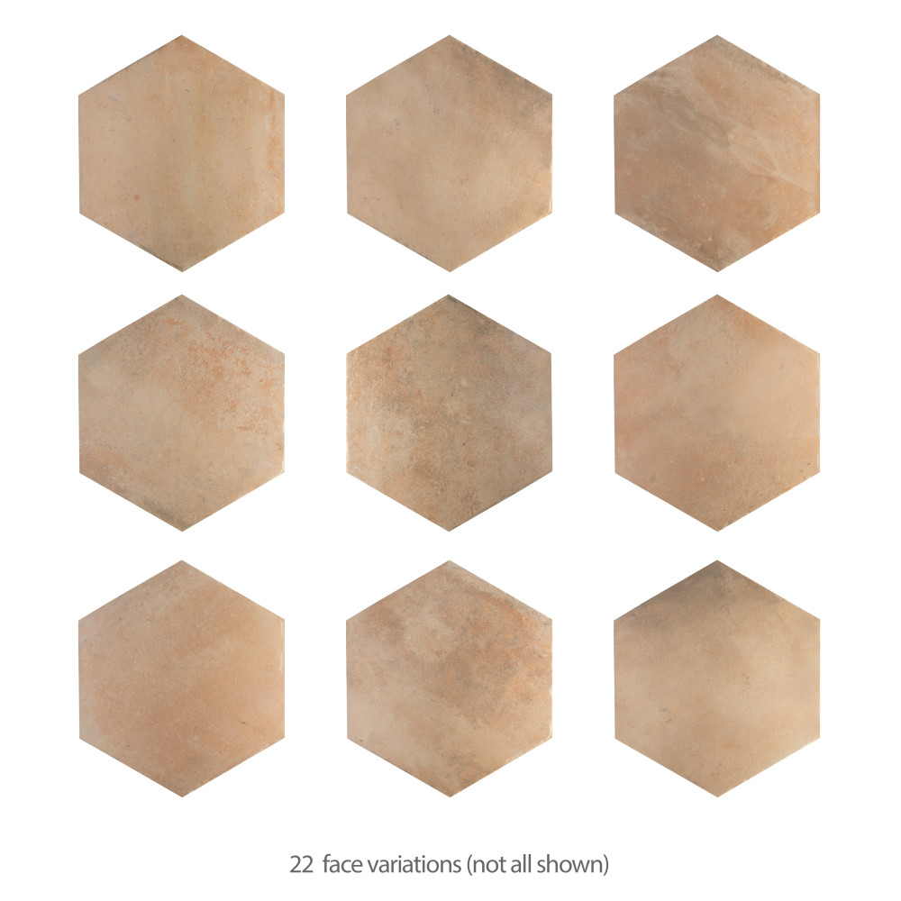 Americana Boston Hex East 14-1/8 in. x 16-1/4 in. Porcelain Floor and Wall Tile