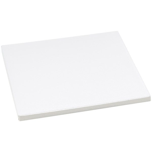 10" Square White Foil Cake Board