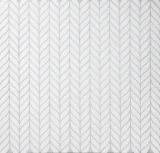 Ozzi White 5/8×2-1/4 Leaves Mosaic
