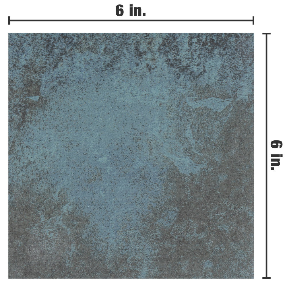 Ocean Matte Green River with BioTech 6 in. x 6 in. Porcelain Floor and Wall Tile