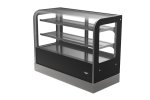 48-inch-wide 120-volt cubed-front countertop heated deli display case with rear access