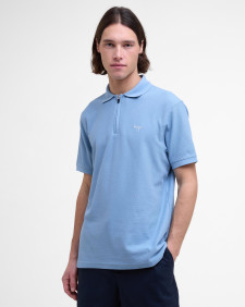 Wadworth Short-Sleeved Polo Shirt Chambray