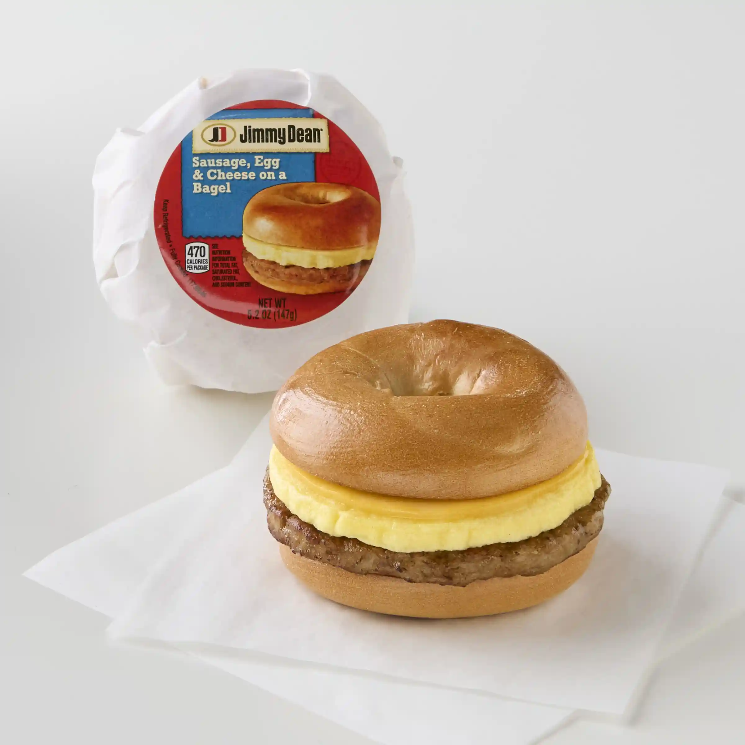 Jimmy Dean® Sausage, Egg & Cheese Bagel_image_1