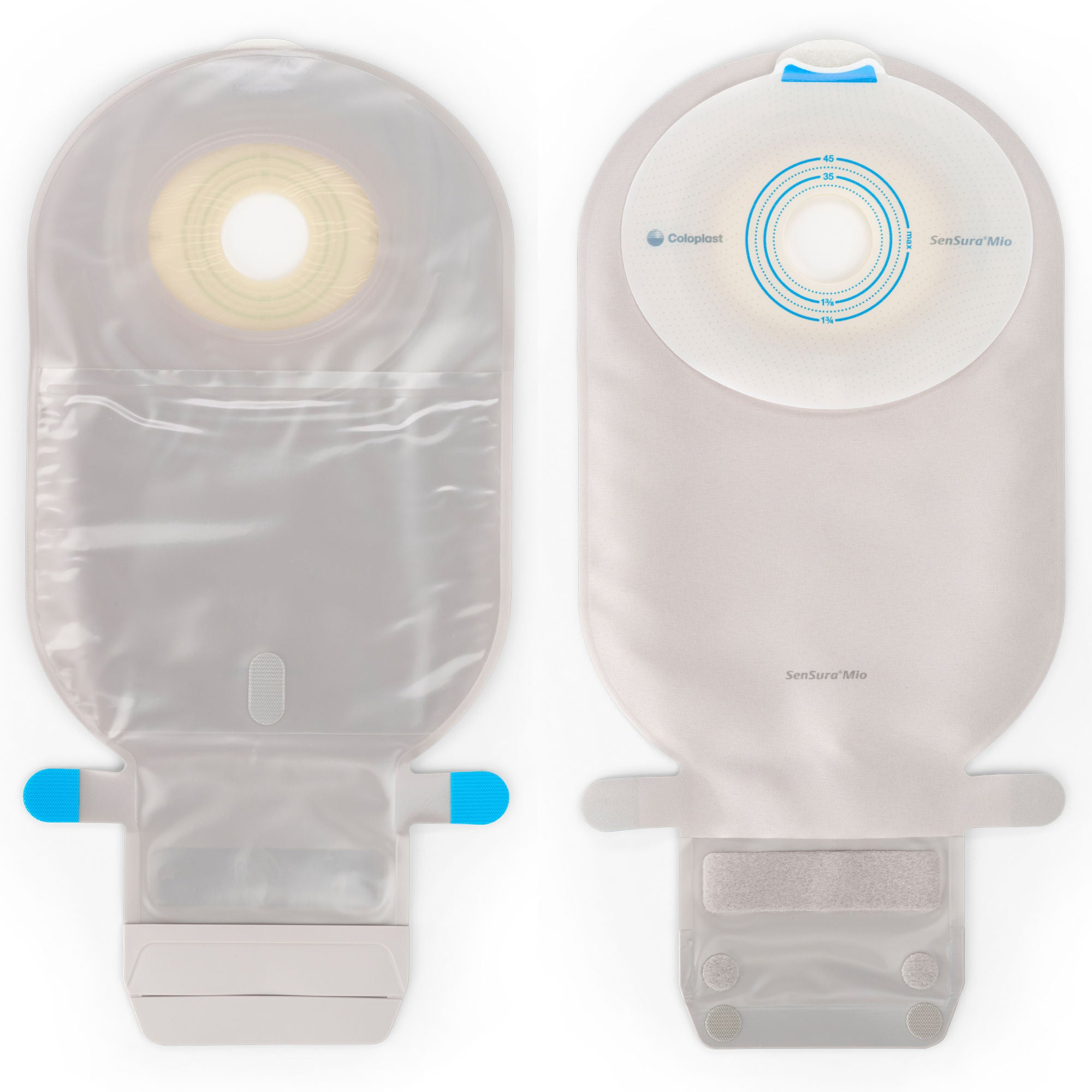 SenSura® Mio Flat 1-Piece Transparent Ostomy Pouch, 25mm Stoma