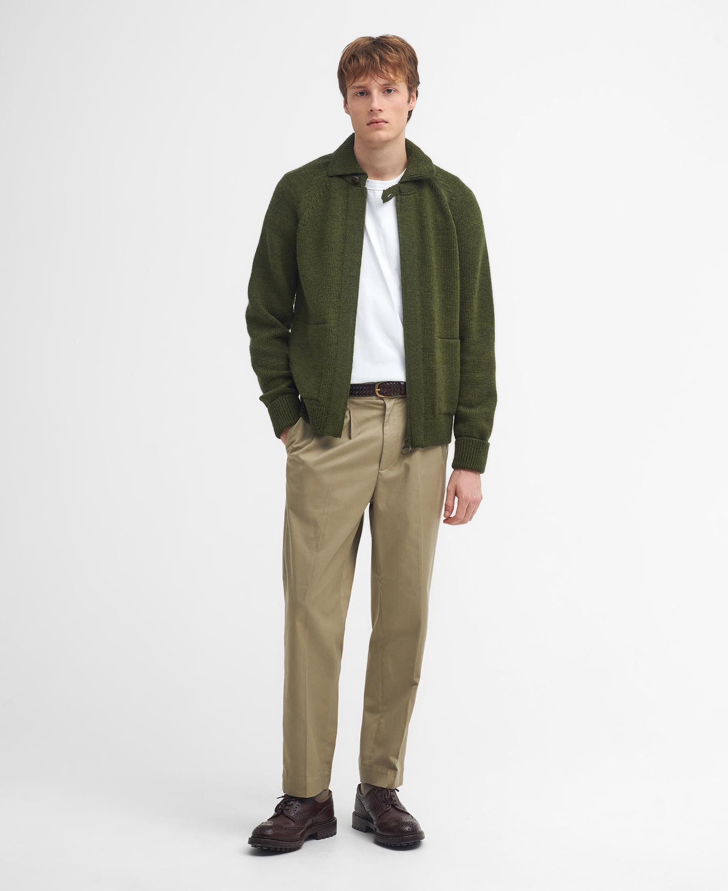 Barbour x TO KI TO Paxman Zip-Up Jumper image number 1