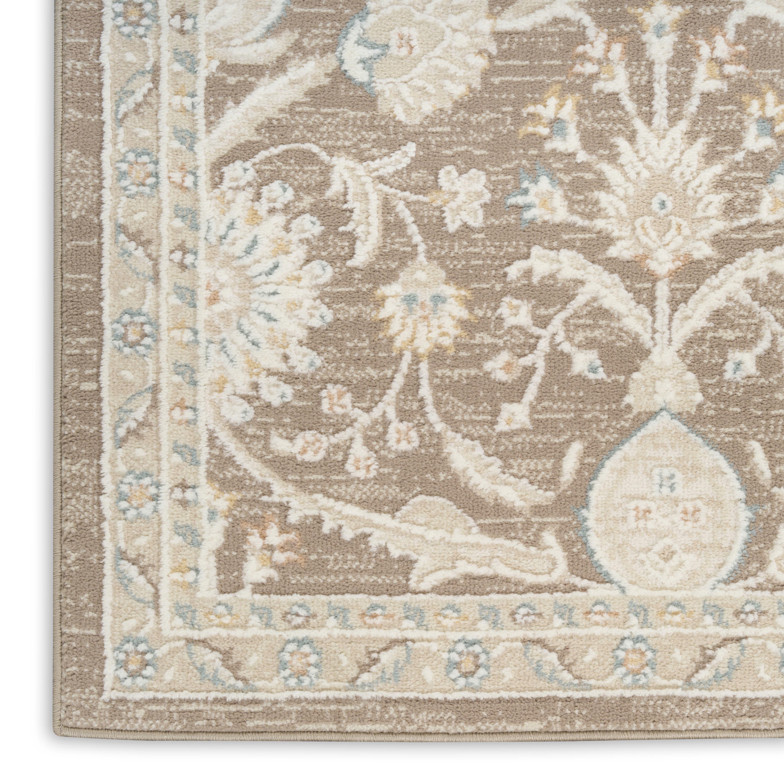 Nourison Isla 7'10" x 9'10" Mocha Vintage Indoor Rug