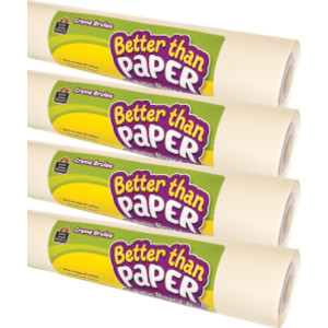 Better Than Paper® Bulletin Board Roll, Creme Brulee, 4-Pack