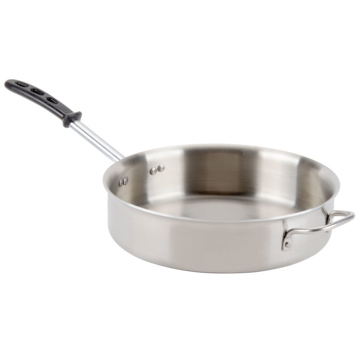 6-quart Tribute® 3-ply sauté pan with silicone TriVent™ handle