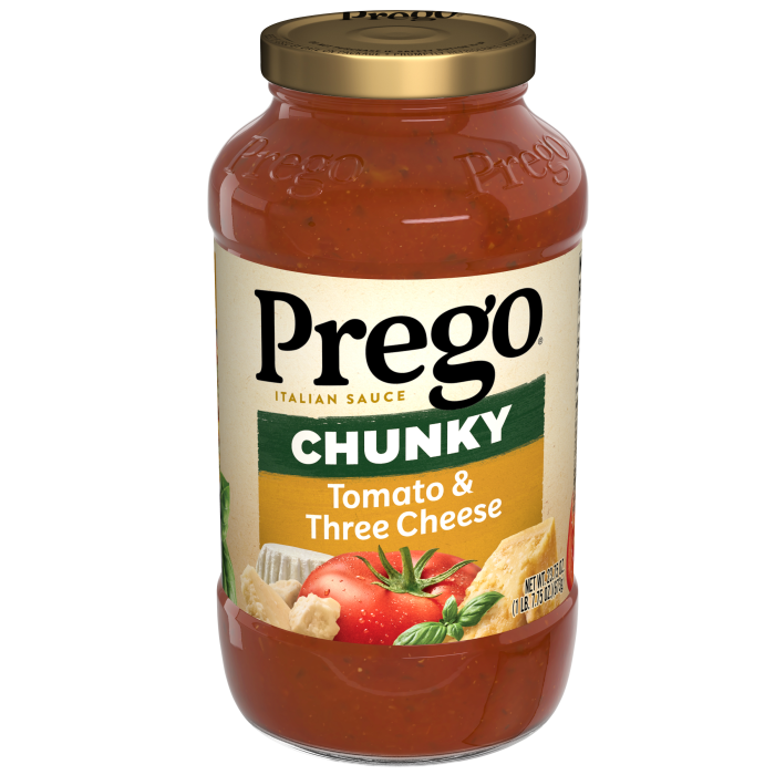 Chunky Tomato and Three Cheese Pasta Sauce