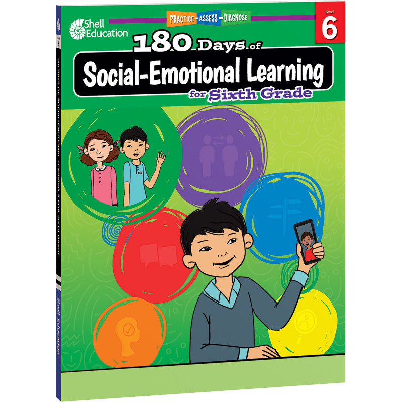 Shell Education 180 Days of Social-Emotional Learning for Sixth Grade ...
