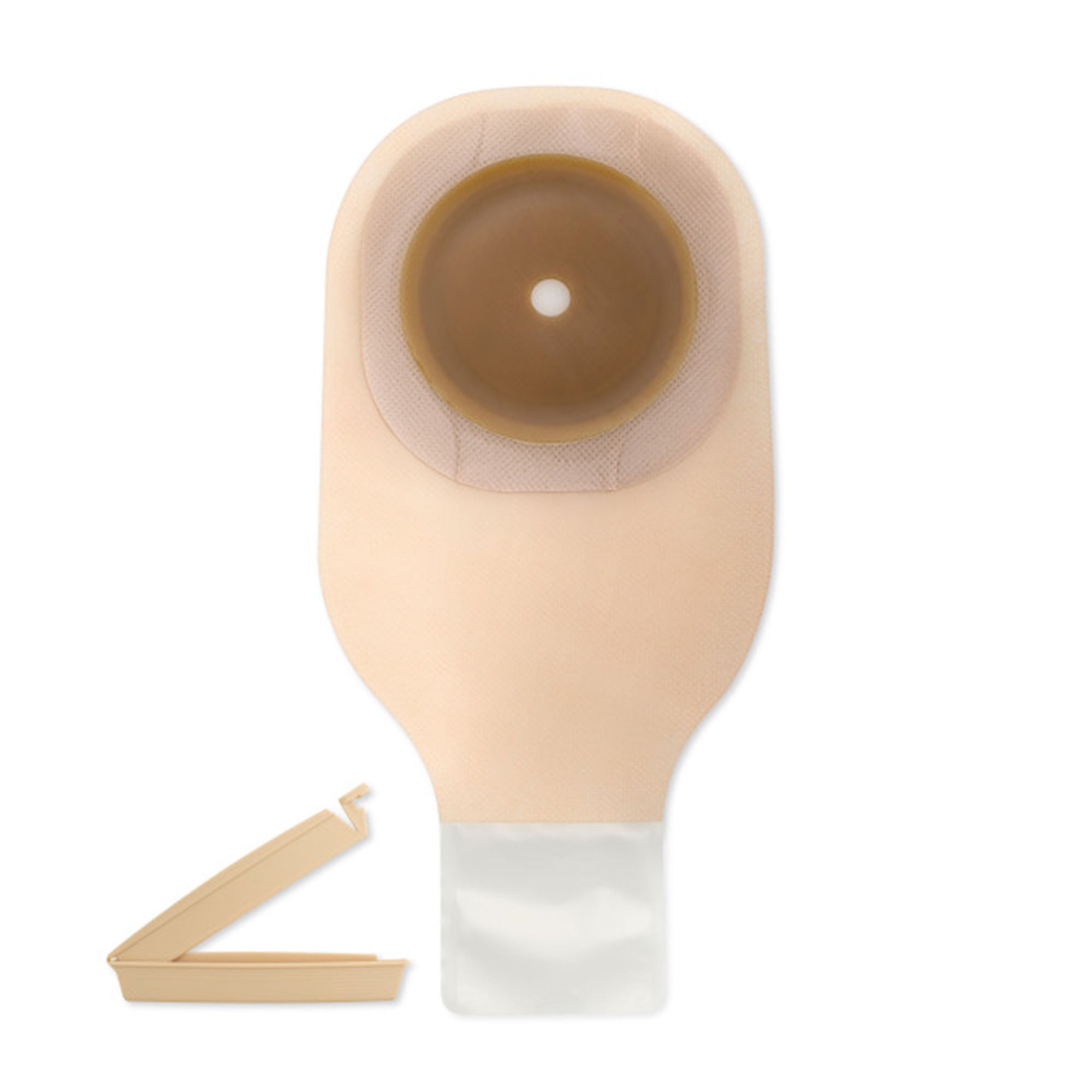 Premier™ Flextend™ One-Piece Beige Colostomy Pouch, 19mm Stoma