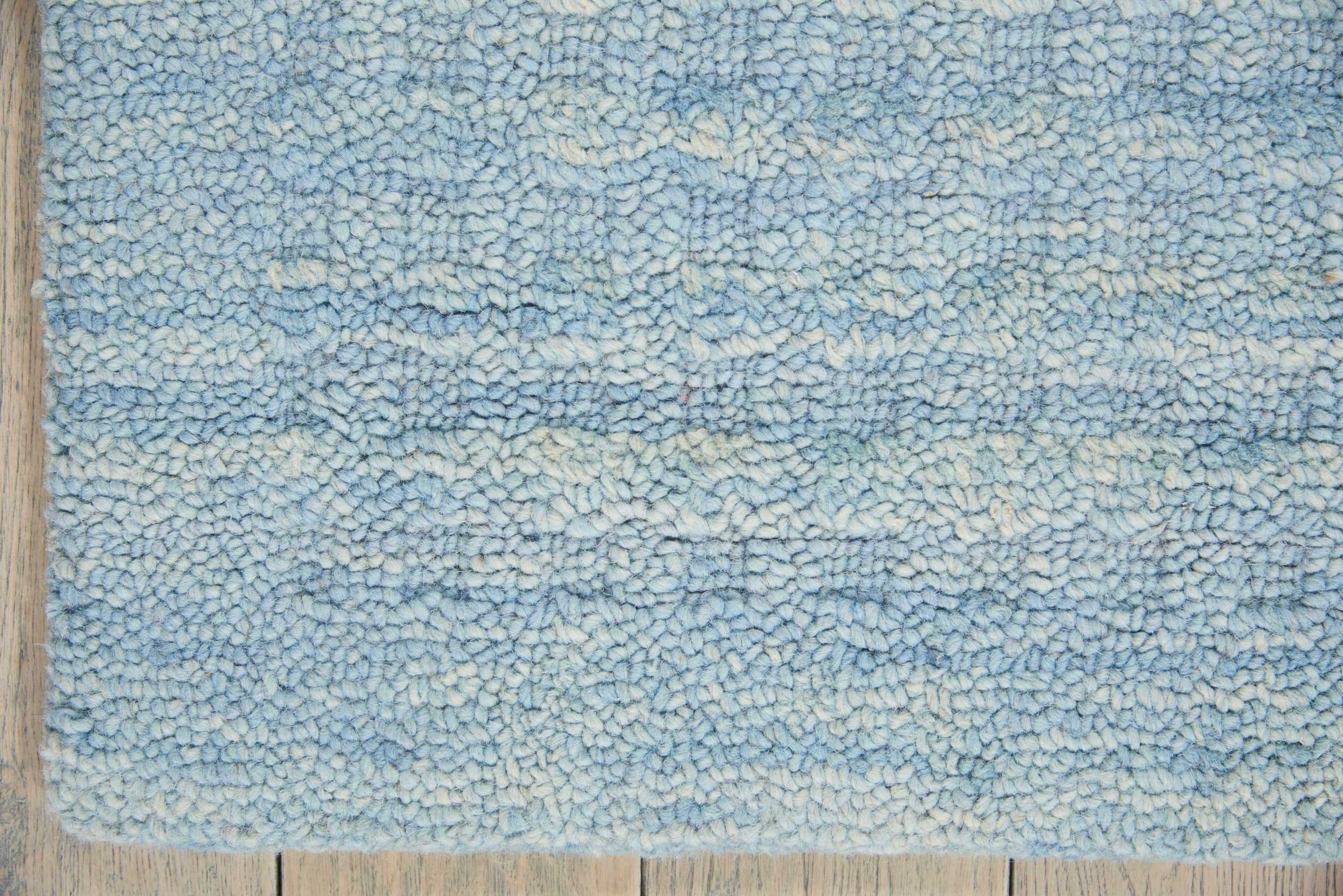 Nourison Marana 3'9" x 5'9" Sky Blue Contemporary Indoor Rug