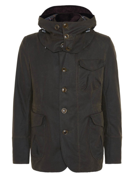 Barbour x TO KI TO gewachste Fahrerjacke Barbour x TO KI TO gewachste Fahrerjacke