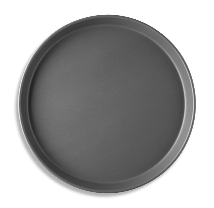 16" Solid Tapered Deep Dish Pizza Pan with Hard Coat Anodized Finish
